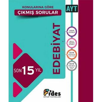 Fides Ayt Edebiyat Son 15 Yıl Konularına Göre Çıkmış Sorular