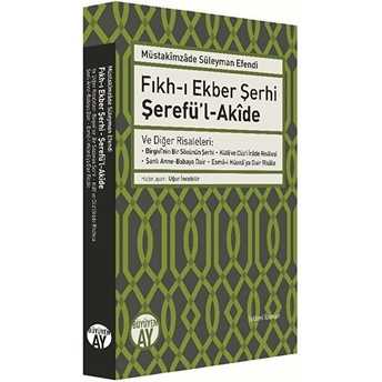 Fıkh-I Ekber Şerhi Şerefü-I Akide Müstakimzade Süleyman