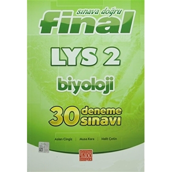 Final Lys 2 Biyoloji 30 Deneme Sınavı Kolektif