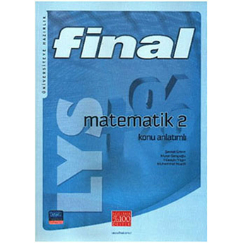 Final Lys Matematik 2 Konu Anlatımlı Murat Gençoğlu