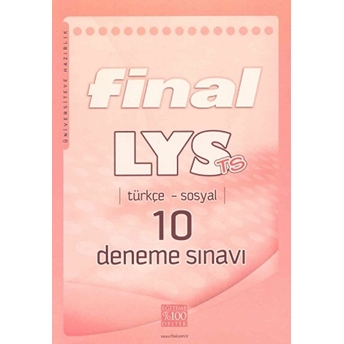 Final Lys Türkçe-Sosyal 10 Deneme Sınavı Komisyon