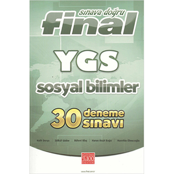 Final Sınava Doğru Ygs Sosyal Bilimler 30 Deneme Sınavı Kolektif