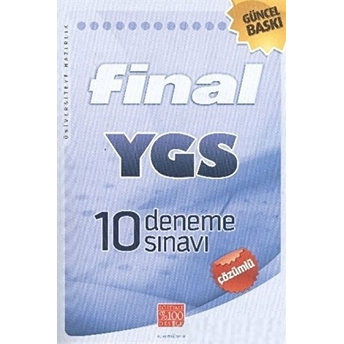 Final Ygs 10 Deneme Sınavı - Çözümlü Komisyon