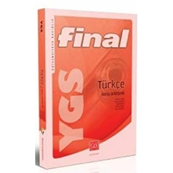 Final Ygs Türkçe Konu Anlatımlı (I.taşel) - Hıdır Toraman