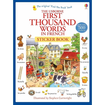 First Thousand Words In French Sticker Book Heather Amery