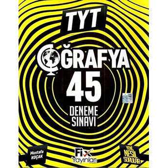 Fix Yayınları Tyt Coğrafya 45 Deneme