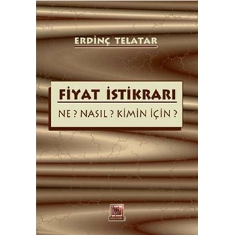 Fiyat Istikrarı-Erdinç Telatar