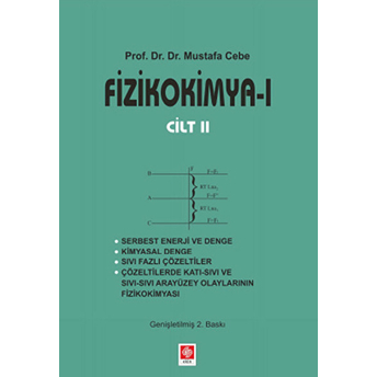 Fizikokimya -I Cilt Iı Mustafa Cebe