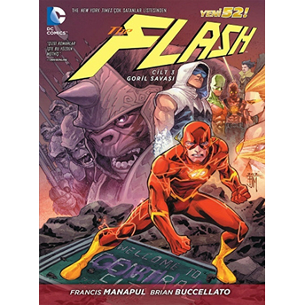 Flash Cilt 3 Goril Savaşı Türkçe Çizgi Roman - Brian Buccellato