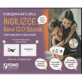 Fono Sesli Kartlarla Ingilizce Ikinci 120 Sözcük (2 Cd) Kolektif