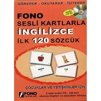 Fono Sesli Kartlarla Ingilizce Ilk 120 Sözcük (2 Cd) Kolektif