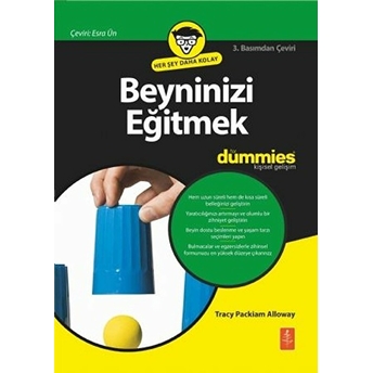 For Dummies - Beyninizi Eğitmek Tracy Packiam Alloway