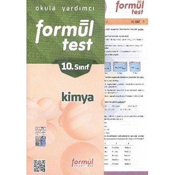 Formül 10. Sınıf Kimya Tesleri (Yaprak Testleri) Komisyon