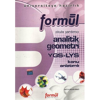 Formül Analitik Geometri Ygs - Lys Konu Anlatımlı Mustafa Balcı