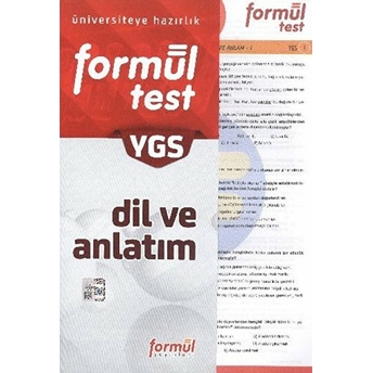 Formül Ygs Dil Ve Anlatım Testleri Kolektif