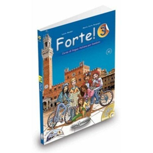 Forte 3 (Kitap+Cdrom+Cd) Italyanca Orta-Alt Seviye 7-11 Yaş A2-Lucia Maddii