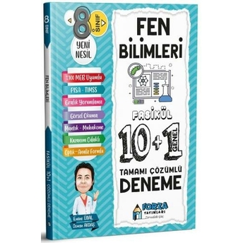 Forza Yayınları 8. Sınıf Fen Bilimleri 10 1 Fasikül Deneme Emine Ünal