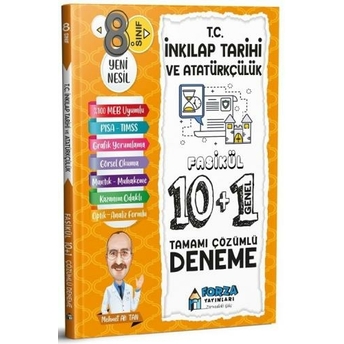 Forza Yayınları 8. Sınıf T.c Inkılap Tarihi Ve Atatürkçülük 10 1 Fasikül Deneme Mehmet Ali Tan