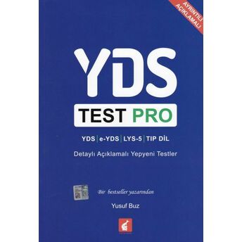 Foxton Books Yds Test Pro Detaylı Açıklamalı Yepyeni Testler Yusuf Buz