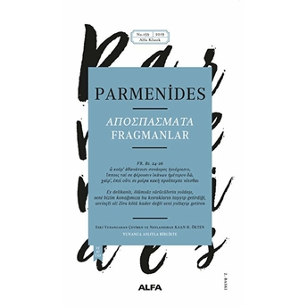 Fragmanlar Parmenides