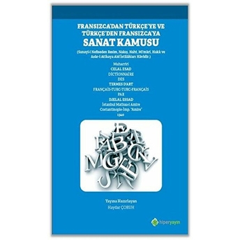 Fransızca’dan Türkçe’ye Ve Türkçe’den Fransızca’ya Sanat Kamusu Haydar Çoruh