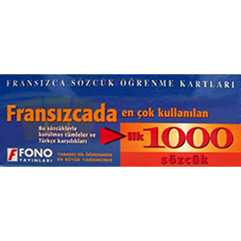 Fransızcada Ilk 1000 Sözcük Kartları Kolektif