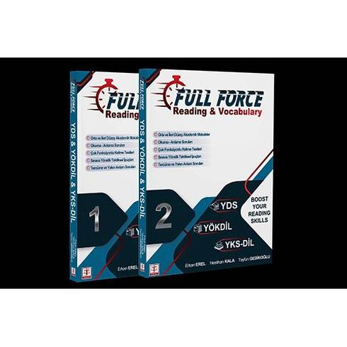 Full Force Reading&Vocabulary 1-2 Set Erkan Erel