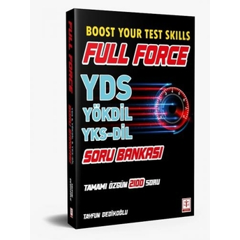 Full Force Yds Yökdil Yks-Dil 2100 Soru Bankası Tayfun Gedikoğlu