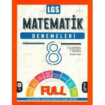 Full Matematik 8. Sınıf Lgs Matematik Deneme Mustafa Ülker