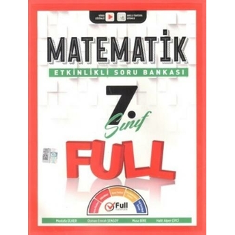 Full Matematik Yayınları 7. Sınıf Matematik Soru Bankası Mustafa Ülker