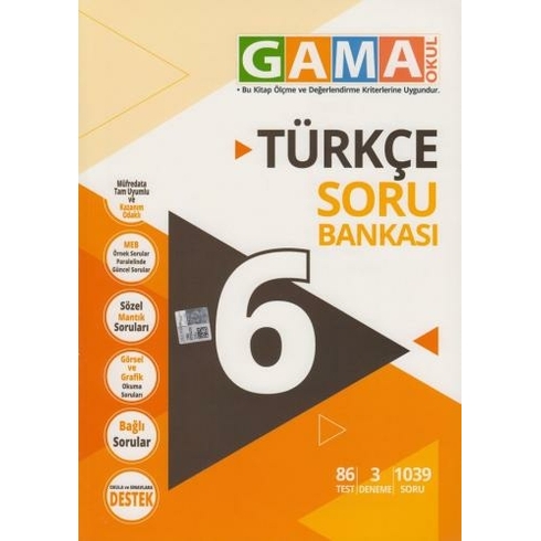 Gama 6.Sınıf  Türkçe Soru Bankası