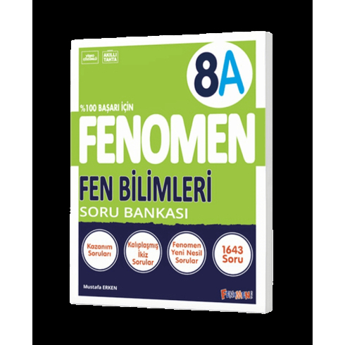 Gama 8 Sınıf Fen Bilimleri A Fenomen Soru Bankası