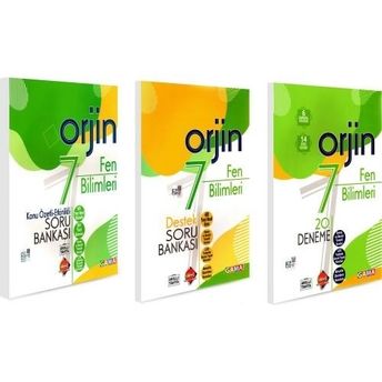 Gama Okul Yayınları 7. Sınıf Fen Bilimleri Orjin Etkinlikli Konu Özetli Soru Bankası-Destek Soru-20 Deneme 3-Lü Set Komisyon