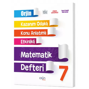 Gama Yayınları 7. Sınıf Matematik Orjin Konu Anlatımlı Defter Komisyon