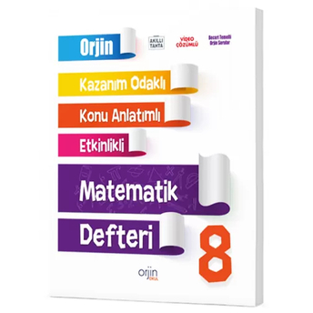 Gama Yayınları 8. Sınıf Matematik Orjin Konu Anlatımlı Defter Komisyon