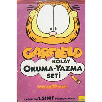 Garfield Kolay Okuma - Yazma Seti (12 Kitap Takım) Kolektif