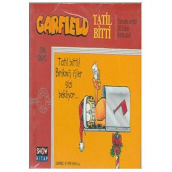 Garfield Tatil Bitti Jim Davis