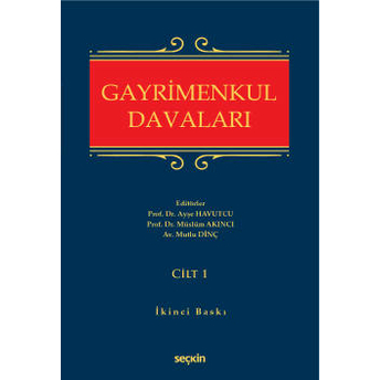 Gayrimenkul Hukuku Davaları (2 Cilt Takım) Mutlu Dinç