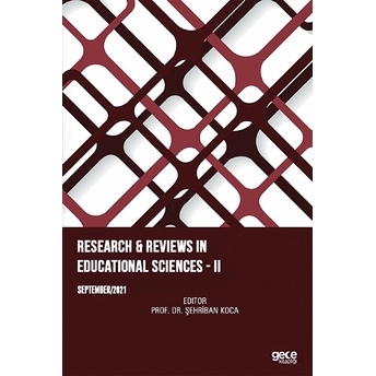 Gece Kitaplığı Research Reviews In Educational Sciences Iı - Kolektif