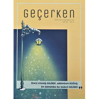 Geçerken Diyanet Gençlik Dergisi Sayı: 16 - Ocak 2022 Kolektif