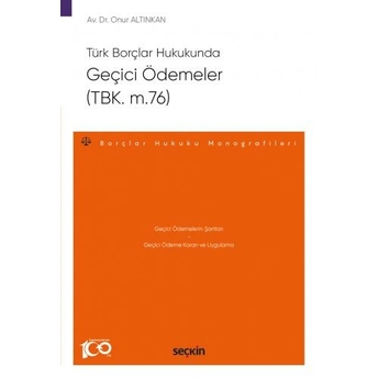 Geçici Ödemeler (Tbk. M.76) Onur Altınkan