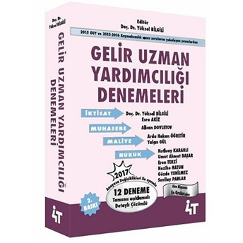 Gelir Uzman Yardımcılığı Denemeleri 12 Deneme Çözümlü 2. Baskı