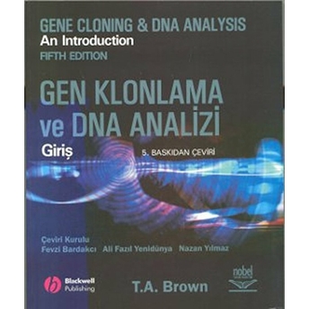 Gen Klonlama Ve Dna Analizi Girişi T. A. Brown