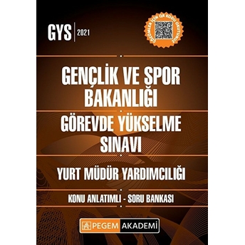 Gençlik Ve Spor Bakanlığı Görevde Yükselme Sınavı Konu Anlatımlı Soru Bankası Yurt Müdür Yardımcılığı (Iadesiz)