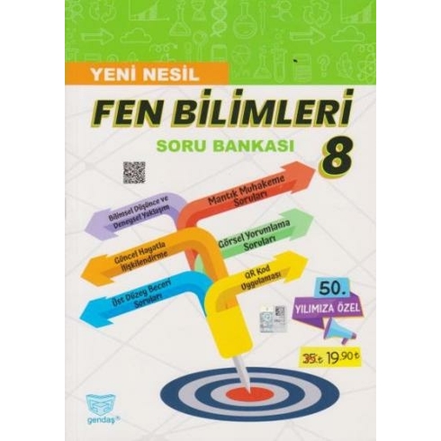 Gendaş 8. Sınıf Fen Bilimleri Yeni Nesil Soru Bankası