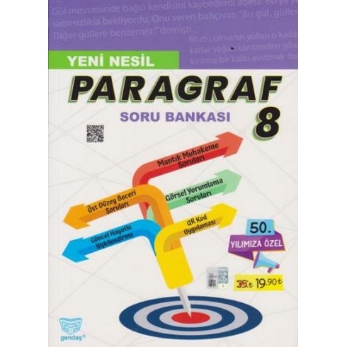 Gendaş 8. Sınıf Paragraf Yeni Nesil Soru Bankası - Mahmut Celayir