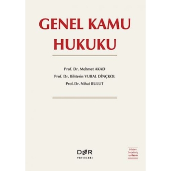 Genel Kamu Hukuku Mehmet Akad