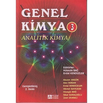 Genel Kimya 3 Analitik Kimya