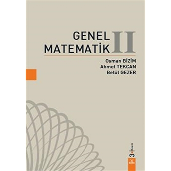 Genel Matematik 2 Ahmet Tekcan