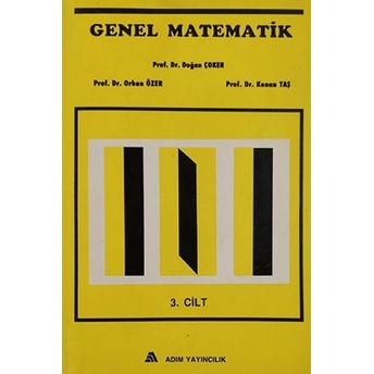 Genel Matematik Cilt:3 Doğan Çoker